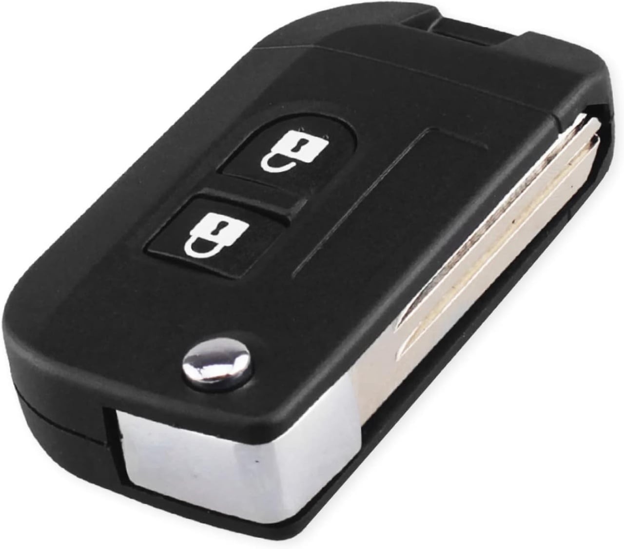 Oferte la Resigilat Carcasa Cheie Auto Tip Briceag pentru Nissan, Compatibila cu Qashqai, Micra, Navara, Almera, Primera, Note, Juke, X-Trail, Pathfinder - fara lama
