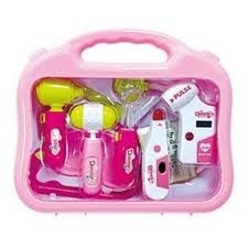 Set de doctor pentru copii - Valiza medicala cu accesorii (Culoare produse: roz)
