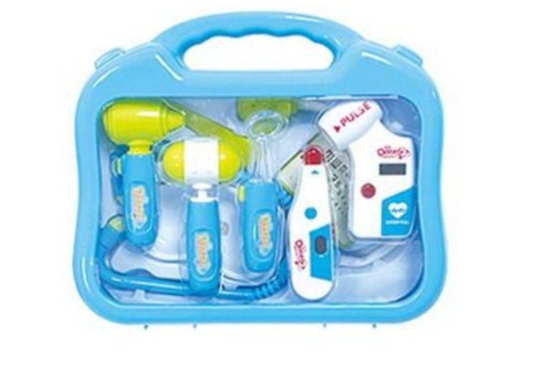 Set de doctor pentru copii - Valiza medicala cu accesorii (Culoare produse: Albastru)