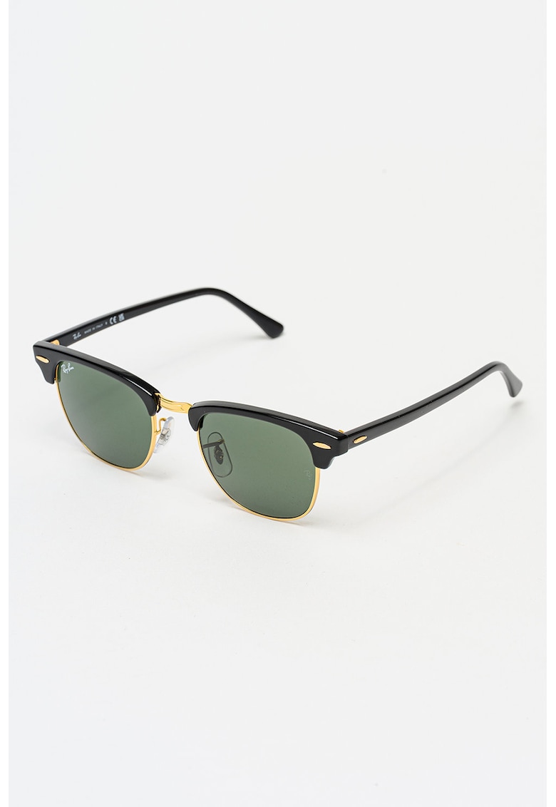 Ochelari de soare cu model unisex Woman Clubmaster Black