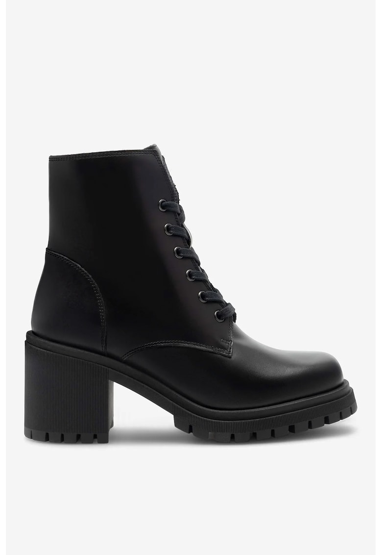 Ghete dama  5905588110675 - Piele naturala - Negru - Negru
