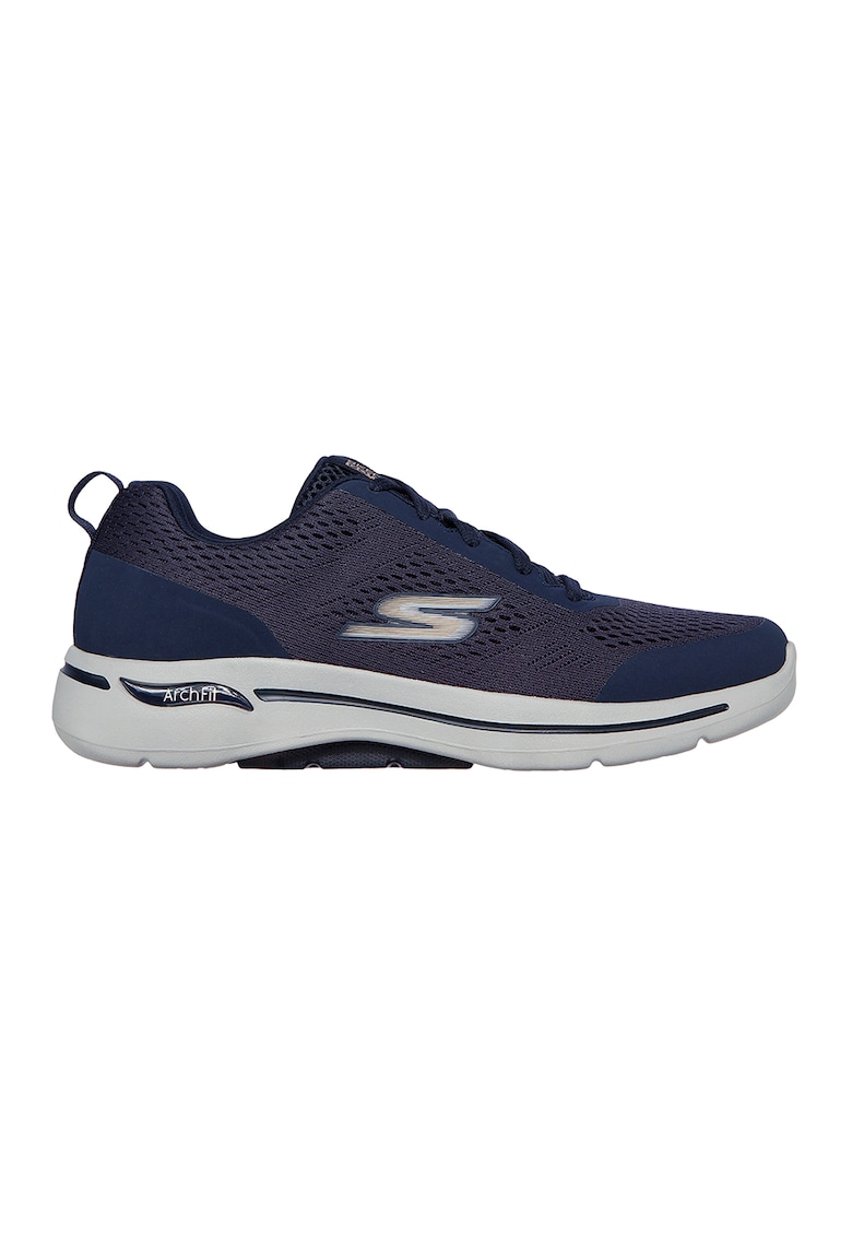 Pantofi sport low-top de plasa GOwalk Arch Fit-Idyllic - Auriu/Bleumarin