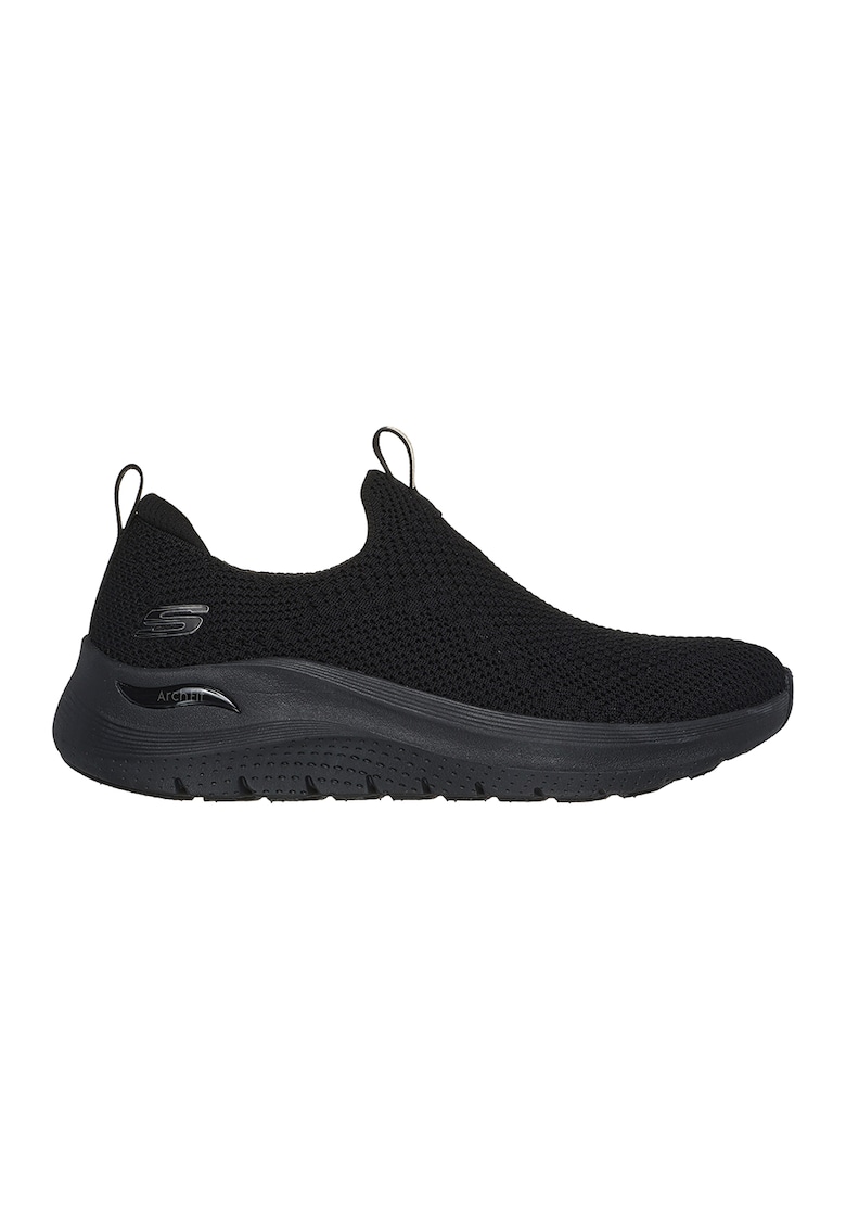 Pantofi slip-on de plasa - Negru