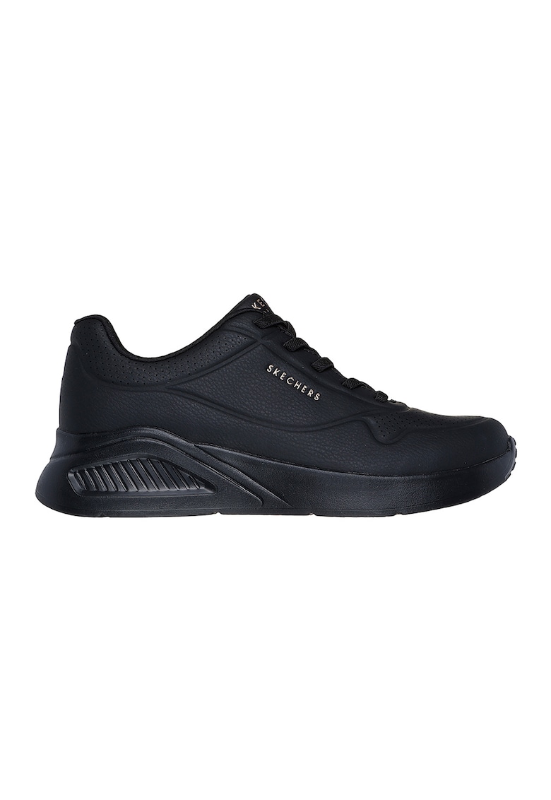 Pantofi sport de piele ecologica Uno Lite - Negru