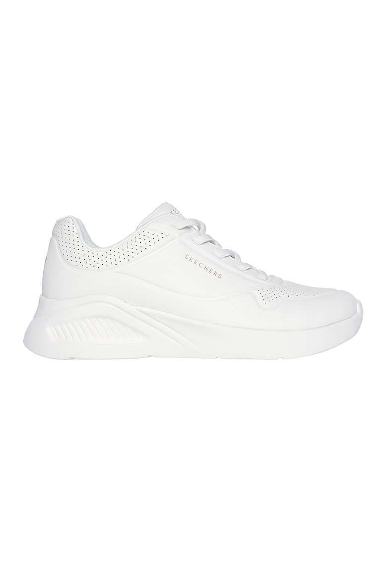 Pantofi sport de piele ecologica Uno Lite - Alb