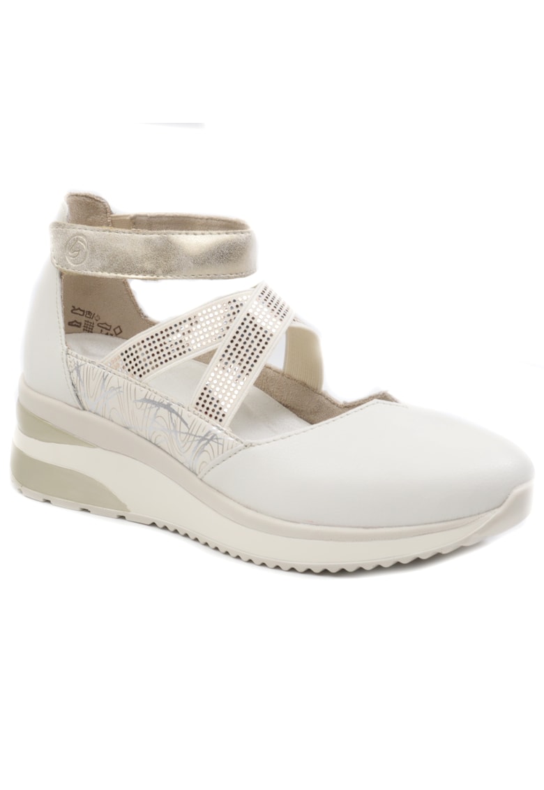 Pantofi dama decupati D2411 81 - Alb