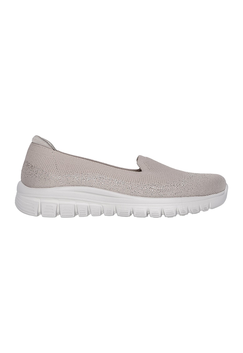 Pantofi slip-on Graceful - Maro taupe deschis