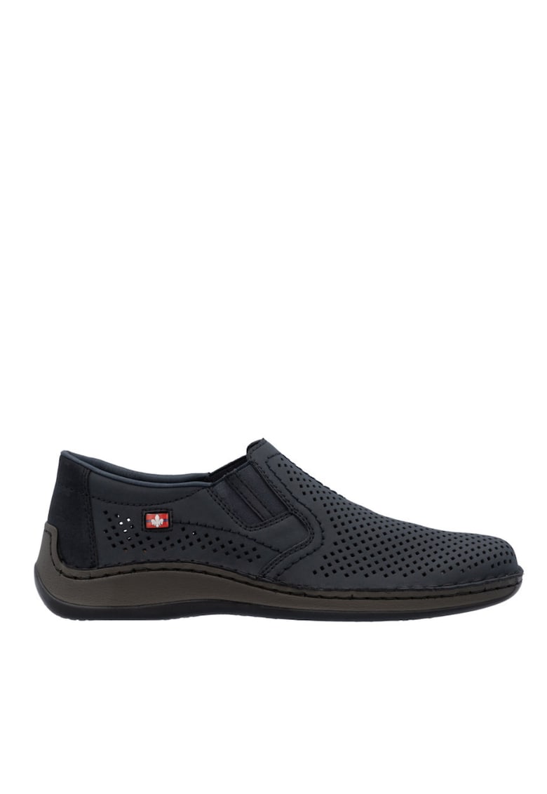 Pantofi casual - barbati -  ANTISTRESS - 05297-14 bleumarin - piele nabuc - Bleumarin