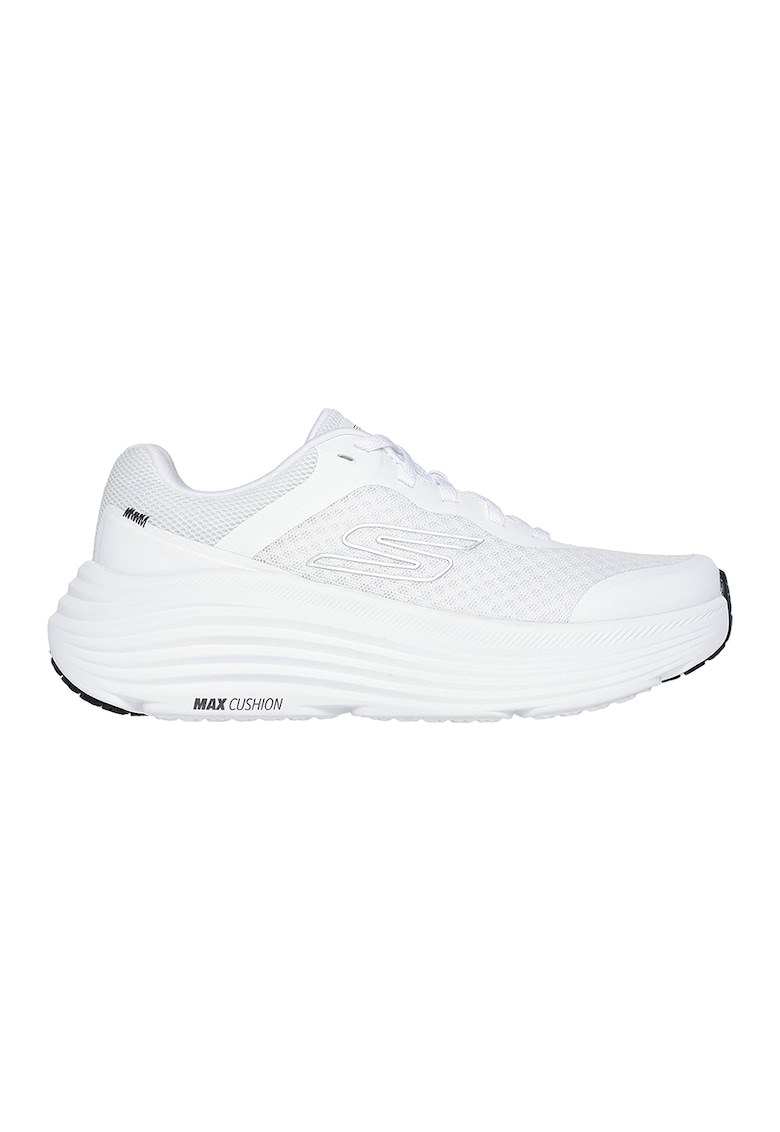 Pantofi sport de plasa cu brant moale - pentru alergare Max - Alb optic