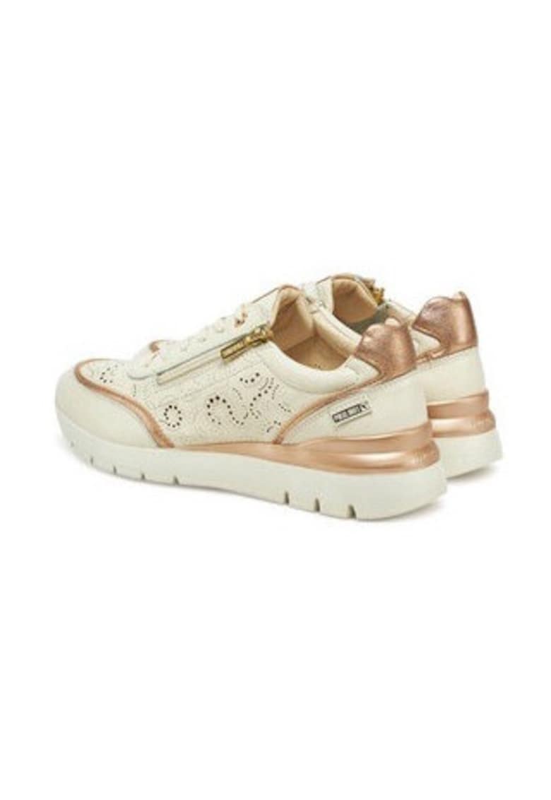 Pantofi sport dama  304903601 - Piele naturala - Alb - Alb