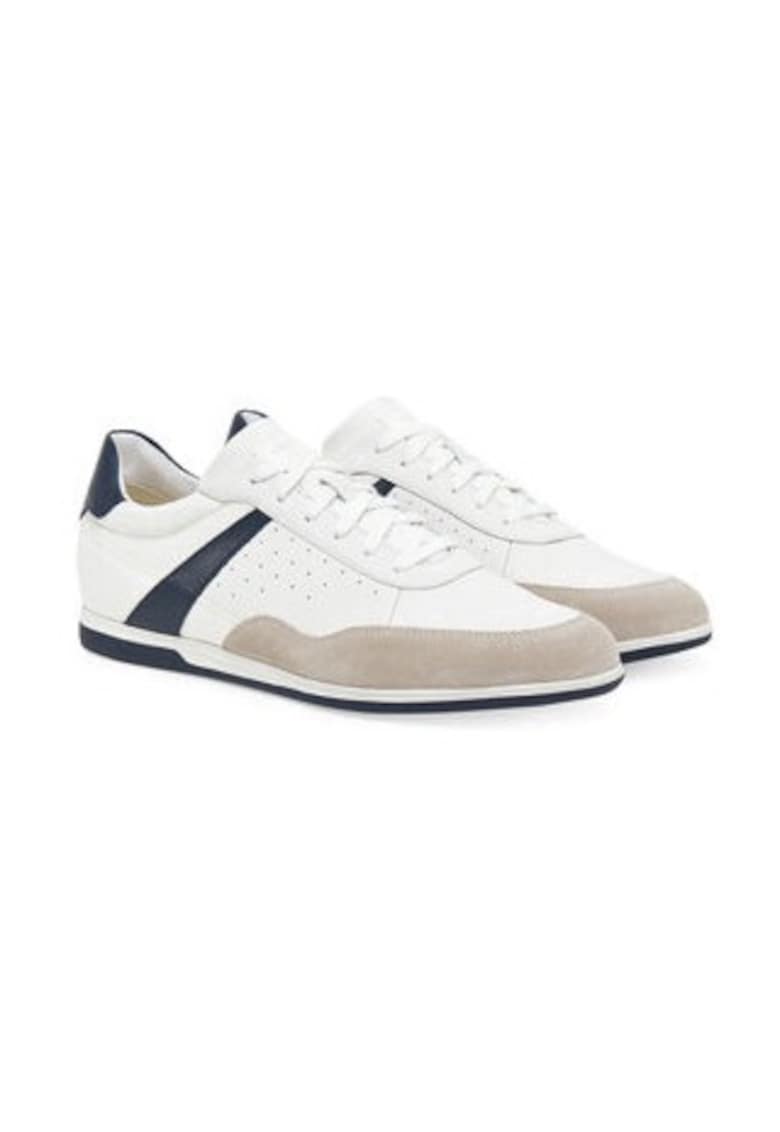 Pantofi sport barbati  304628627 - Piele naturala - Alb - Alb