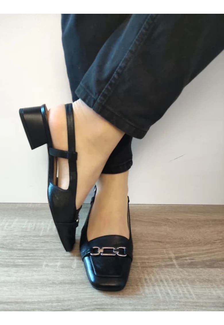Pantofi slingback  29501-44 Negri
