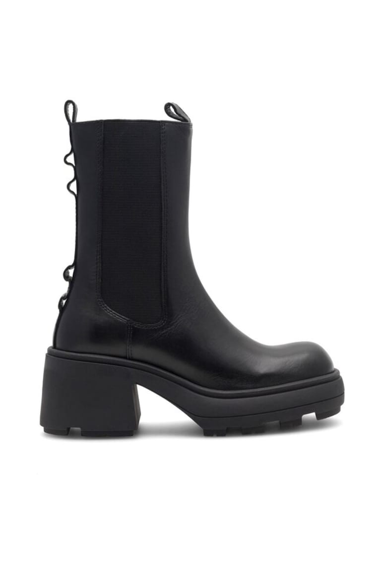 Botine dama -  590486296278837 - Piele naturala - Negru