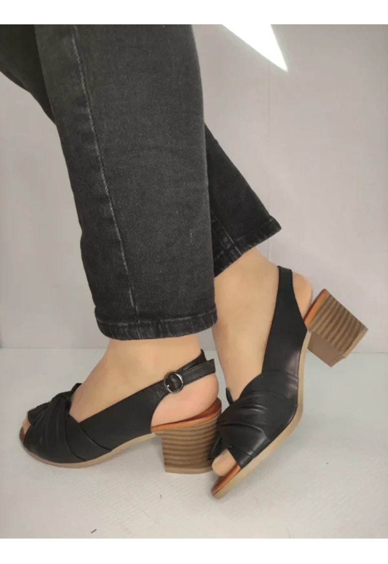 Sandale Casual Dama  82-776 Negre - Negru - Negru