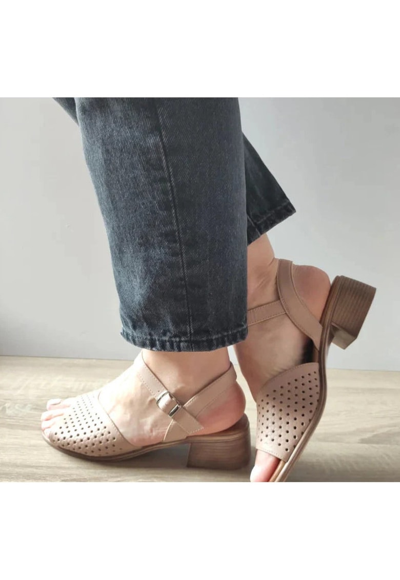 Sandale Casual Dama  160028C 03-N Bej - Bej - Bej