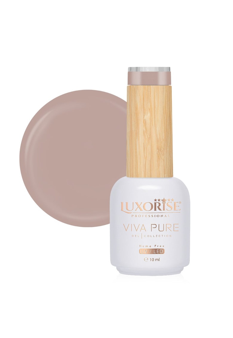 Oja Semipermanenta Hema Free Viva Pure  - 10mlzwqdwqd - Maro deschis