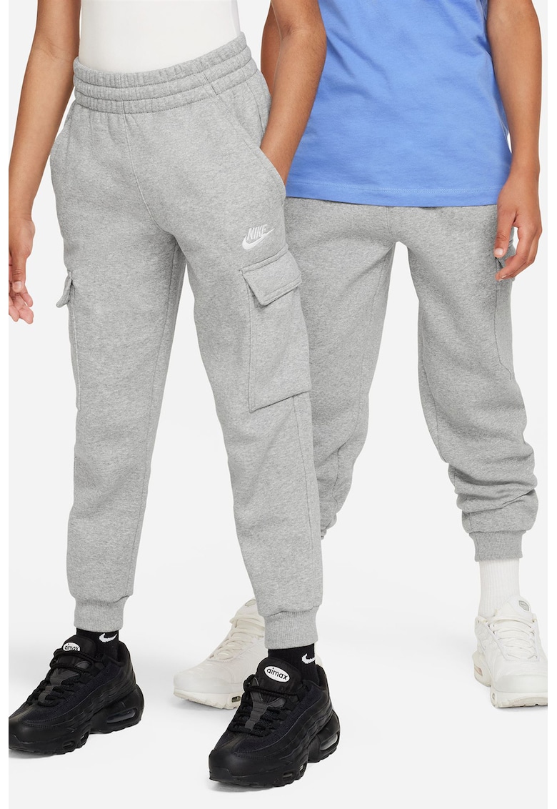 Oferte la Pantaloni de trening cargo Sportswaer Club - Gri melange