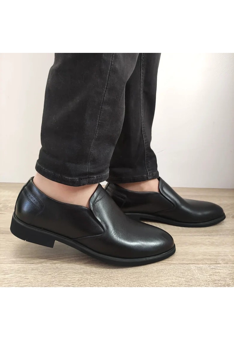 Pantofi Eleganti Barbati Big  81139T Negri - Negru - Negru