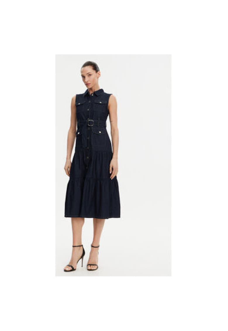 Rochie din denim dama  251-RNAUTICA - Sintetic - Bleumarin - Bleumarin