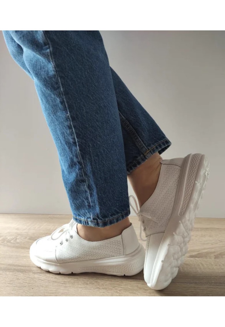 Pantofi Casual Dama  Gallop K98820 Albi - Alb - Alb