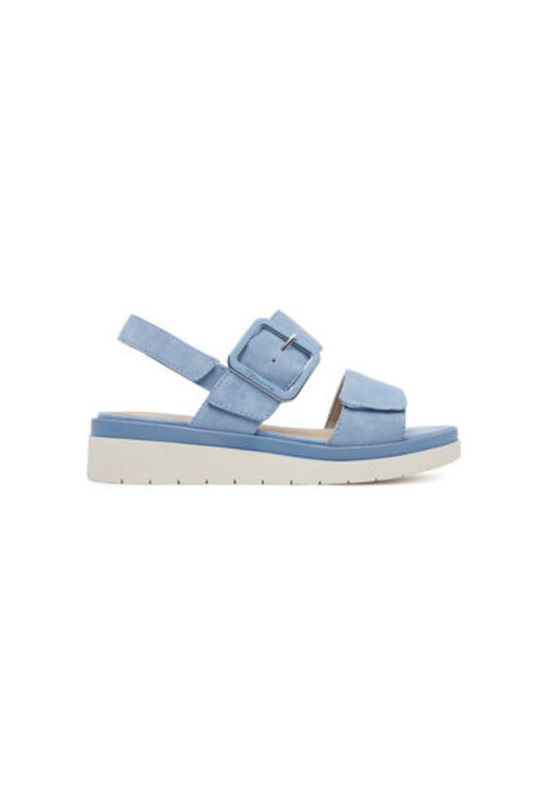 Sandale dama - 8-88706-42 845 -  Piele naturala - Albastru deschis