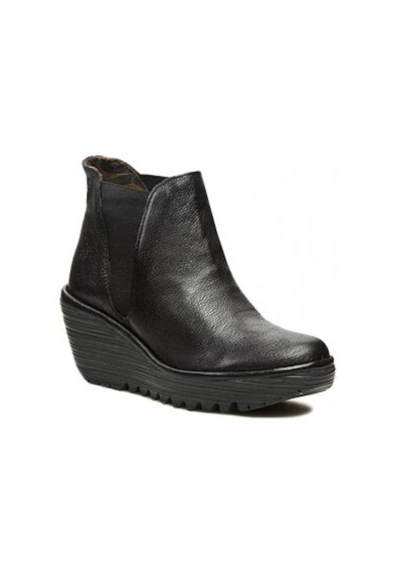 Botine dama  YOSS - Piele naturala - 38 EU - Negru