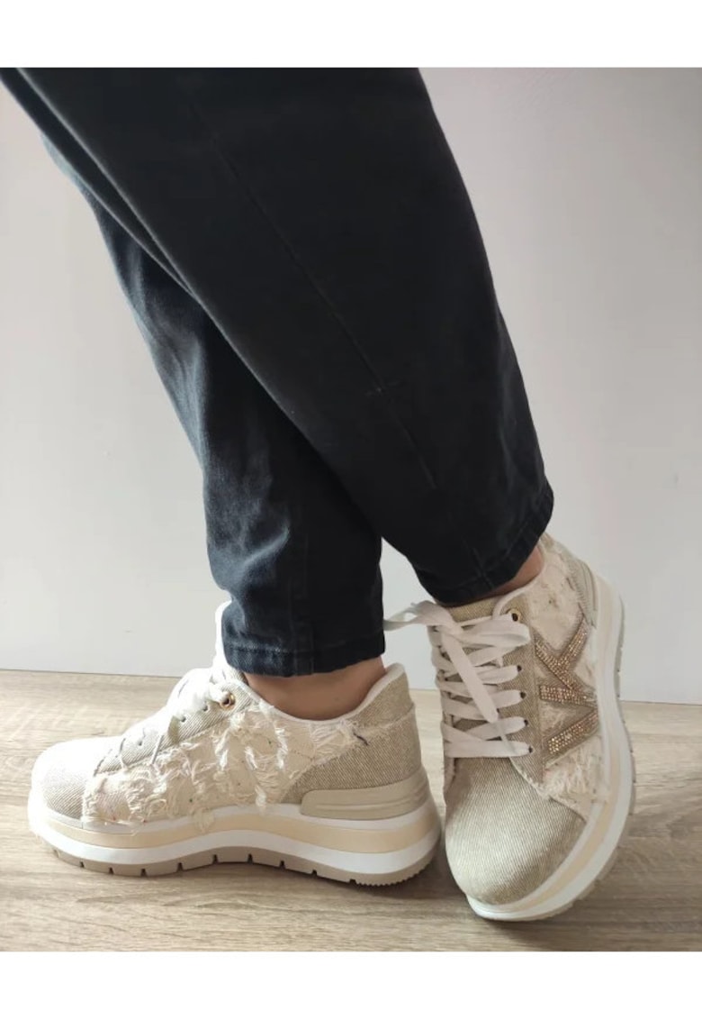 Pantofi Casual Dama  Wsc250517-8 Bej - Bej - Bej