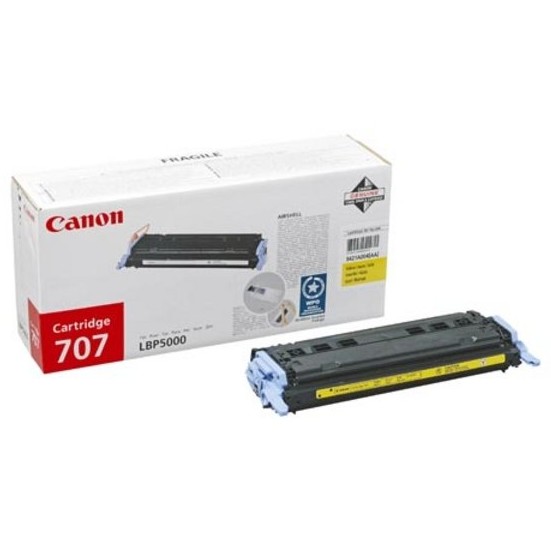 Toner laser Canon 707 - Yellow, 2000 pagini, LBP-5000