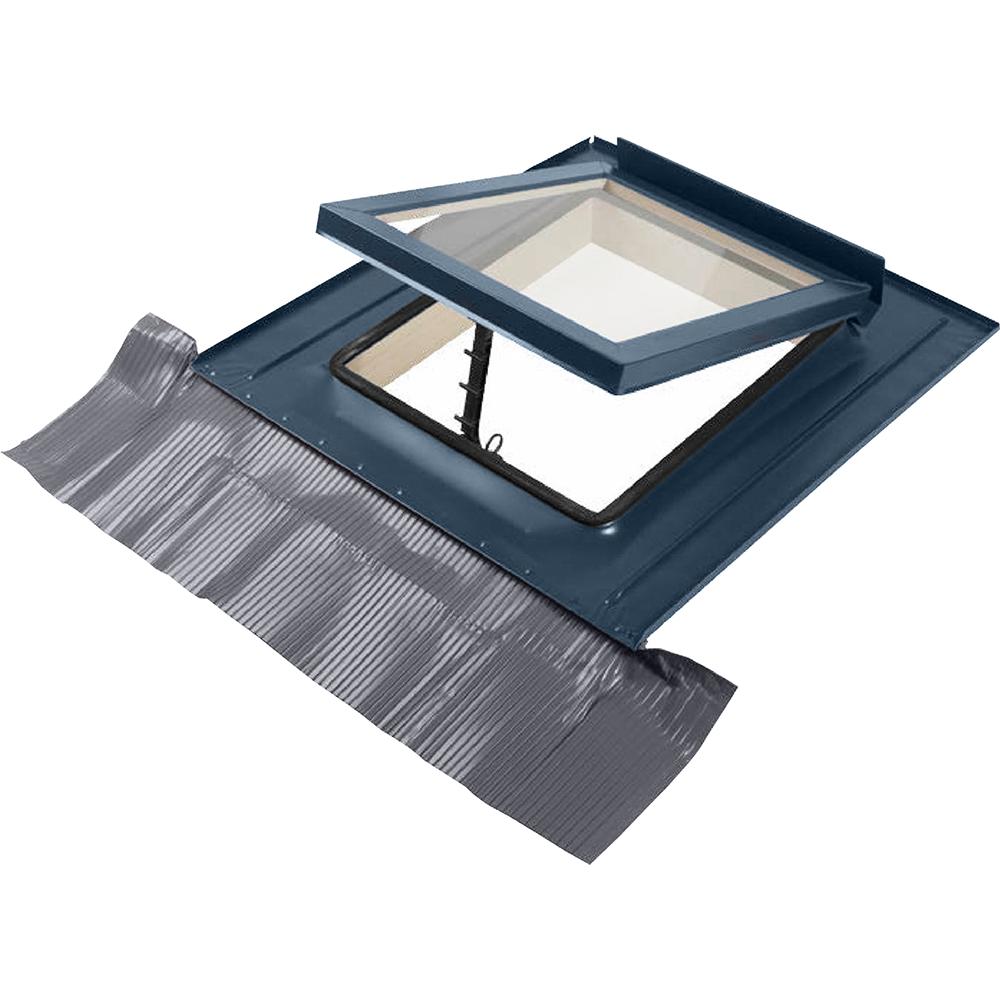 Luminator mansarda, gri, dimensiune 45 x 45 cm