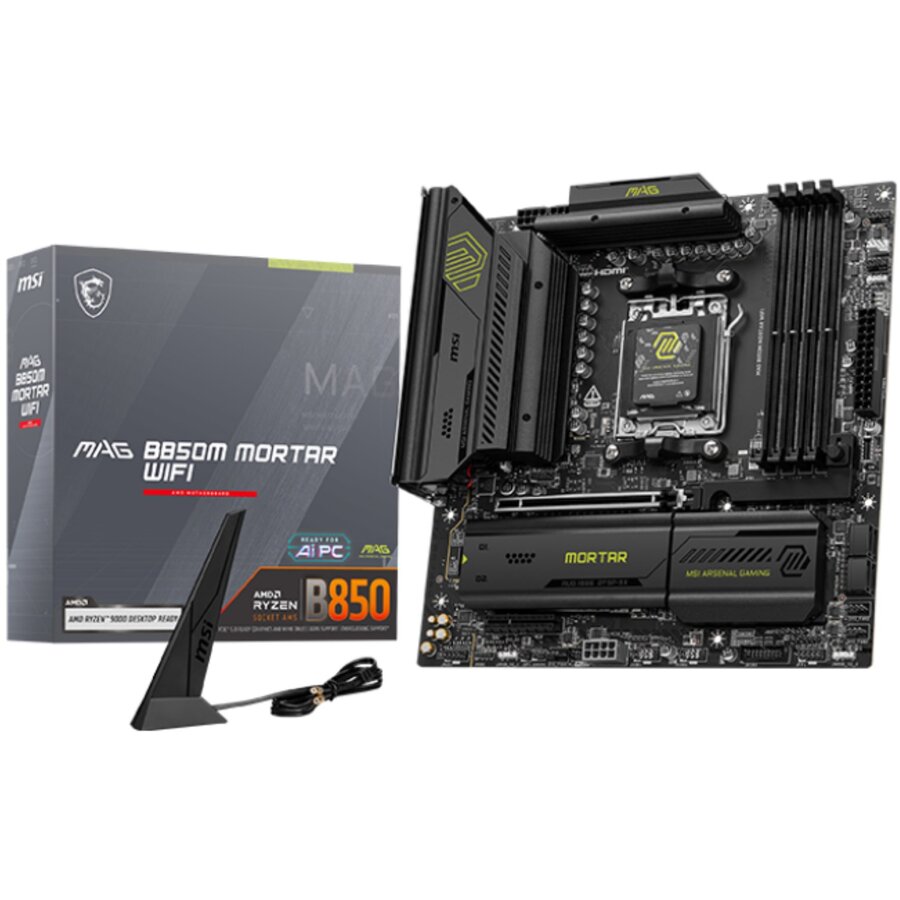 Placa De Baza MAG B850M MORTAR WIFI AMD B850 AM5 microATX