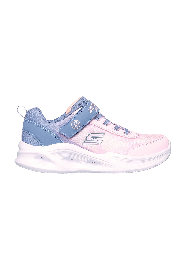 Pantofi sport S-Lights Sola Glow LED - Albastru pastel/Roz deschis