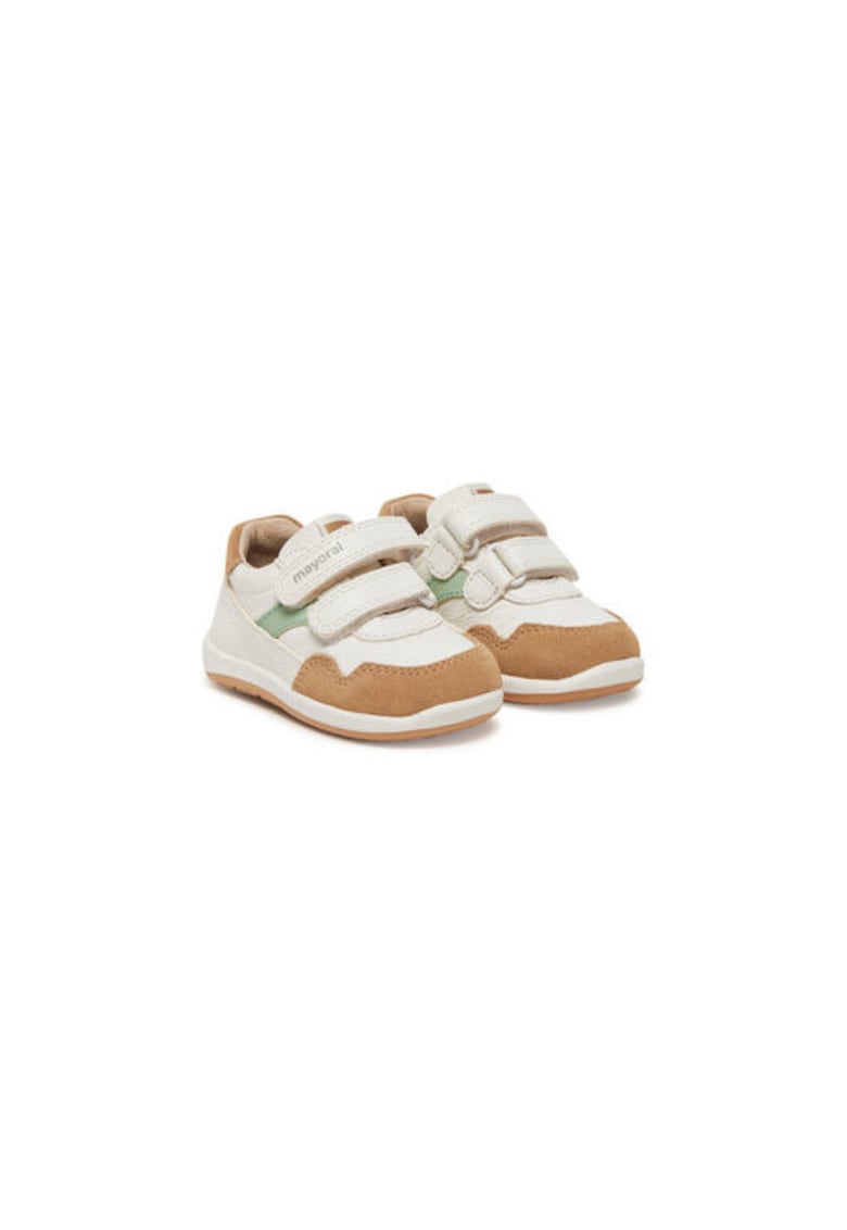 Adidasi baieti  41652 - Piele naturala - Alb