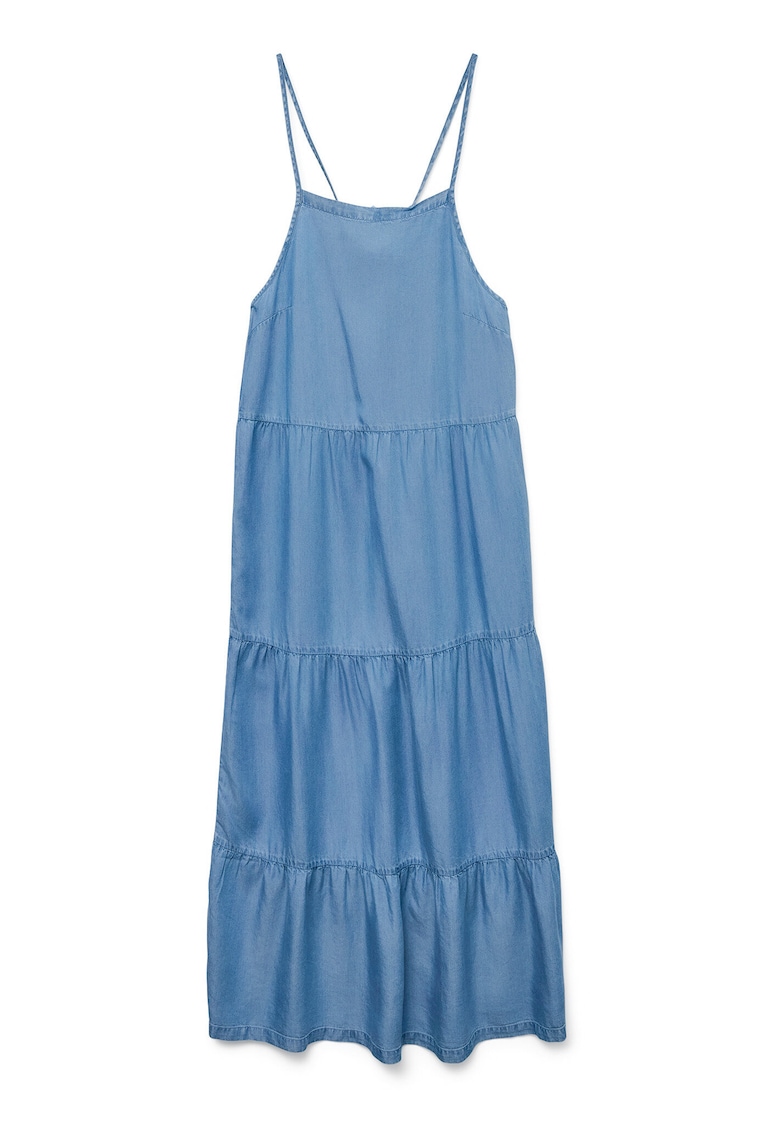 Rochie de vara dama  10326075 - Lyocell - Albastru - Albastru