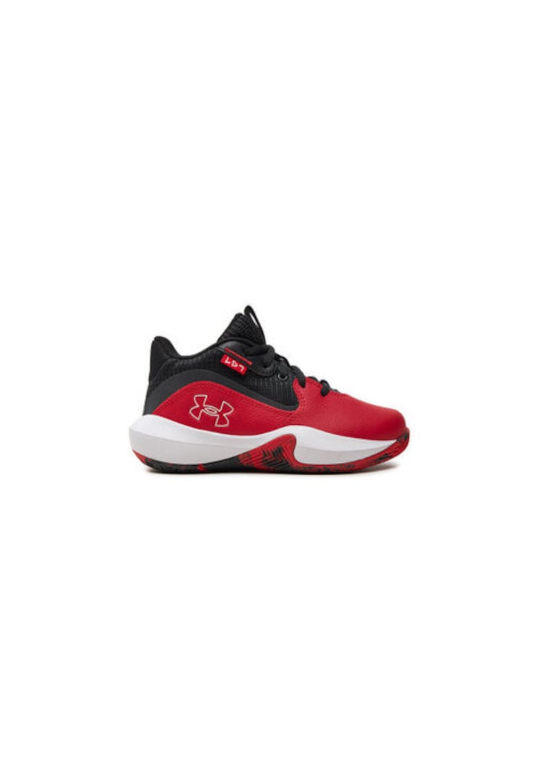 Oferte la Pantofi sport copii -  baschet - rosu - textil