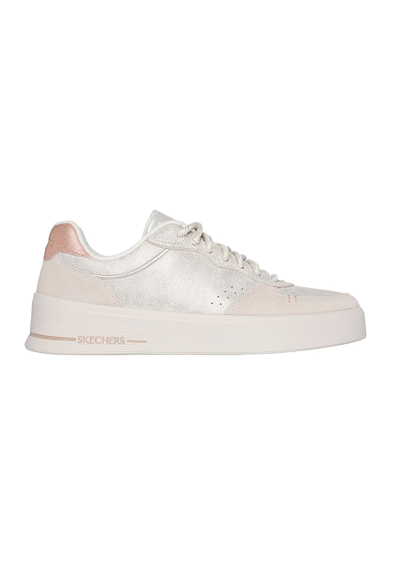 Pantofi sport cu garnituri din piele intoarsa Hiland - Crem