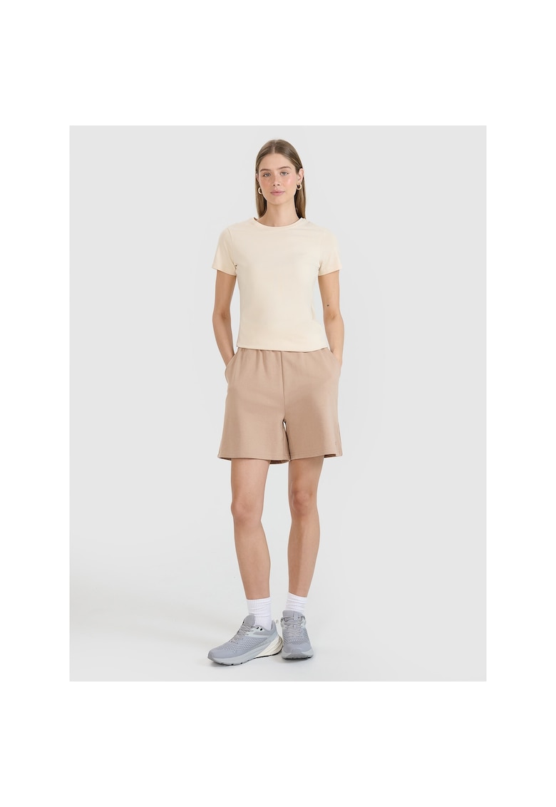 Pantaloni sport dama -  bej - trening