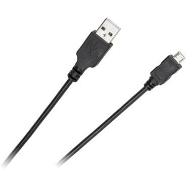 Cablu USB MicroUSB - USB 0.2m Black