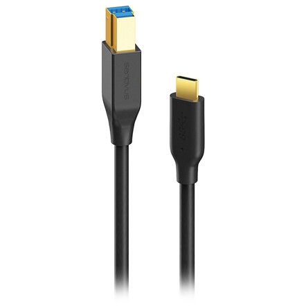 Cablu USB USB 3.0 Type B - USB Type C 1m Black