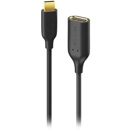 Cablu USB USB 2.0 OTG Type C - USB Type A 0.1m Black