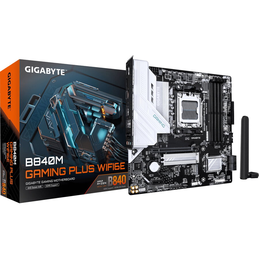 Placa de baza B840M GAMING PLUS WIFI6E (black/white)