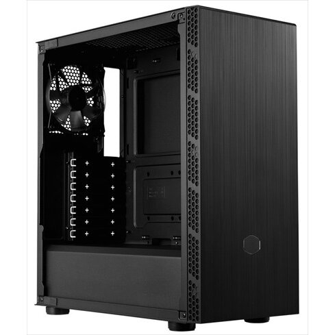 Carcasa MasterBox MB600L V2 TG + 650W PSU ATX Mid Tower Negru