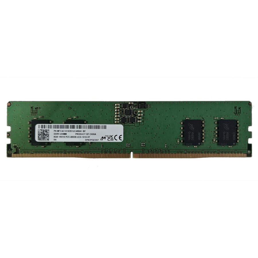 Memorie 8GB DDR5 4800MHz CL40 Micron Tray