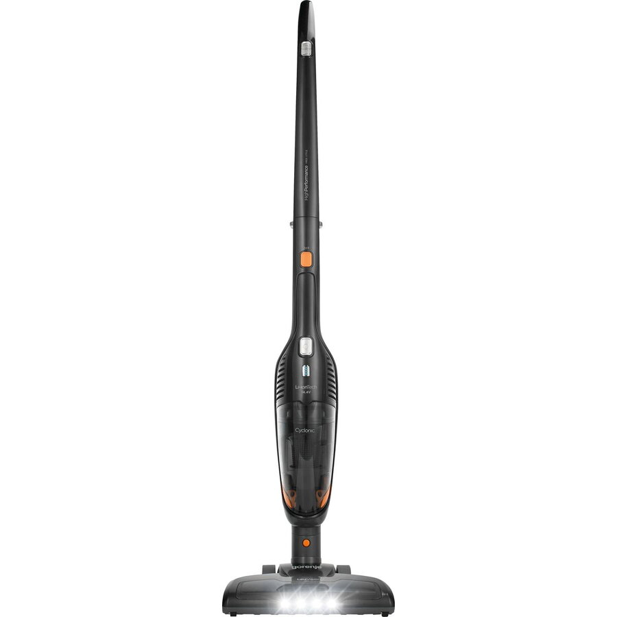 Aspirator Vertical fara Fir FreeStyle LEDVision SVC144FBK 0.6L 14.4V  Autonomie Max 38 Minute Iluminare LED Negru