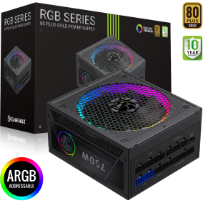 Sursa RGB 750G 750W Gold Full Modular Negru