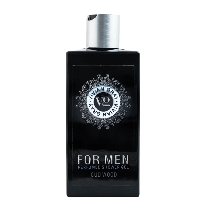 Gel de dus pentru barbati, Vivian Gray, Oud Wood, 350 ml