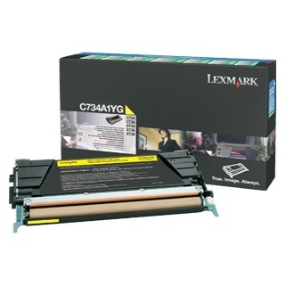 Lexmark Toner C734A1YG Yellow Return