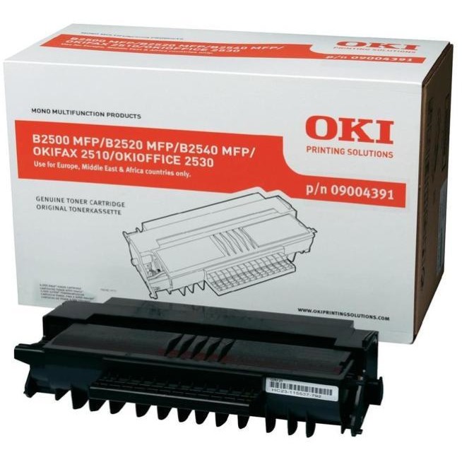Toner OKI negru| 4000pag | B2500/2520/2540 MFP / OKIFAX2510 / OKIOFFICE2530