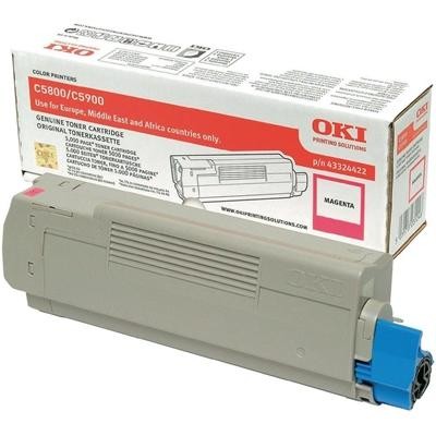 Toner OKI magenta | 5000pag | C58/59/5550MFP
