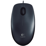 Mouse optic Logitech M100, USB, Gray