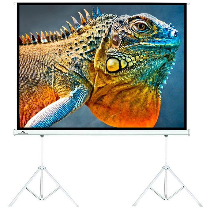 Maclean Mc-712 Economy Portable Tripod Projection Screen 150'' 4:3 300x225cm